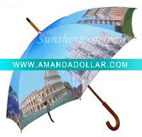 Wholesale wooden rain umbrella
