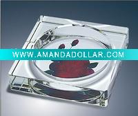 crystal cigar ashtray