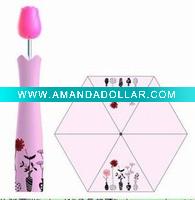 Wholesale Beautiful rose shaped bottle umbrella
