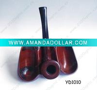 Wholesale wooden tobacco pipe with pedestal