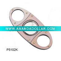 Wholesale Stainless Cigar Guillotines, FREE LOGO ENGRAVING,