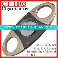 Wholesale (CT-1003) Cigar Cutter / Tobacco Cutter Guillotine / Cigar Knife