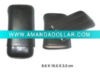 High quality cow Leather cigar holder