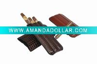 PU/PVC leather cigar holder