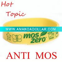 Wholesale Fashion silicone anti mosquito bracelet with citronella oil