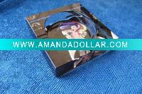 Wholesale ashtray crystal glass ashtray with logo printed
