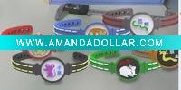 Wholesale twelve chinese zodiac signs silicone anti mosquito bracelet