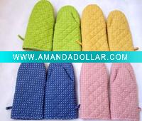 Wholesale printing cotton oven gloves
