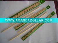 Double ponit bamboo knitting needle