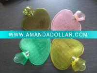 1000ml PVC heart hot water bottle
