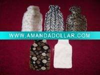 plush cover for hot water bottle