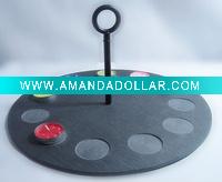 art slate candle stick and holder