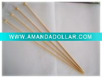 Single-ponit bamboo knitting needle