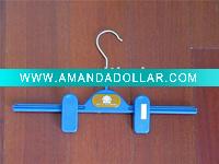 Wholesale colorful eco-friengly plastic pants hanger