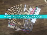 double ponit bamboo knitting needle