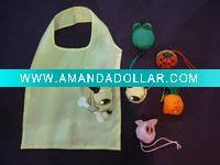 Wholesale Foldable shopping bag, storage bag in different animal shapes