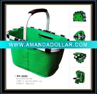 Wholesale Polyester Fabric Folding Shopping Baskets