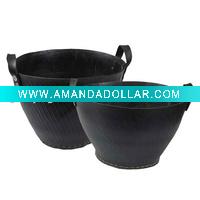 Wholesale rubber buckets,recycled tire hand making exellent tools&artcrafts