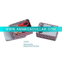 iron case sewing set box