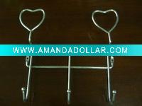 Metal Bathroom Hook Rack