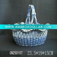 Wholesale Porcelain flower basket(CN250107)