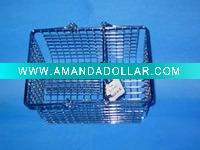 metal storage basket
