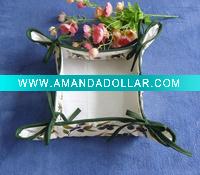 Wholesale cotton printing bread basket