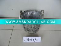 lined willow basket with handles---durable and multi