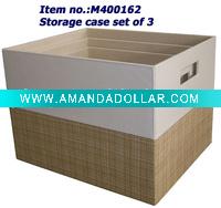 Wholesale fashion leather storage suit case (3/S)