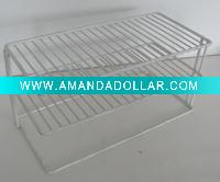 Wholesale TWO-TIER METAL DINNERWARE RACK