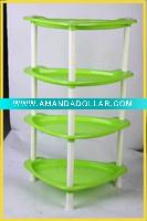 Wholesale 4 plastic triangle floor shelf