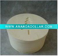 Wholesale natural bark wooden collecting box for gifts