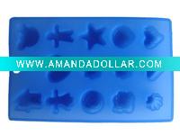 silicone shaped ice mould