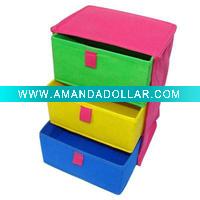 Wholesale 2011 colorful non woven storage drawers