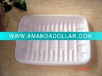 GH6-plastic food tray,PS tray,plastic packaging