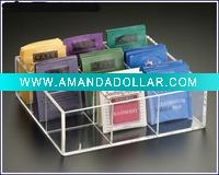 Wholesale Transparent Acrylic tea bag tray,Acrylic box