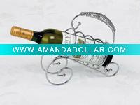Wholesale HBJ401 Iron Metal Wine Bottle Holder
