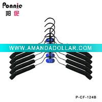 Wholesale Ponnie drycleaning shop hanger P-CF-124B