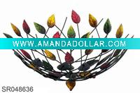 Wholesale Metal Leaves Fruit Tray