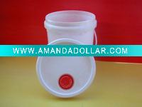 Wholesale white round and square Plastic barrel