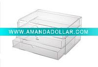 clear acrylic drawer box