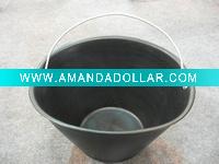 Wholesale supply 10L garden plastic pail/barrel with handle