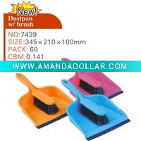 2010 new design plastic dustpan set with brush
