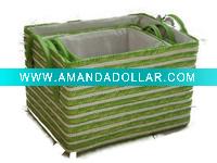 paper straw storage basket