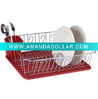 Wholesale Metal Wire Dish Drainer with Drip Tray