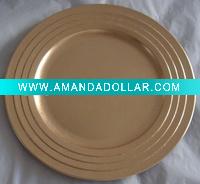 Ruond charger plate