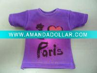 Wholesale air fresheners mini t shirt for car