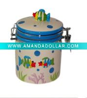 Ceramic Fish Sealed Jar