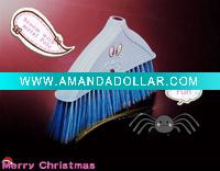 Wholesale plastic broom with metal handle