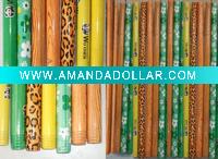 PVC coated wooden broom stick